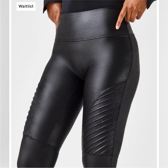 SPANX moto legging faux leather legging size small - Picture 10 of 14